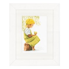 Набор для вышивания Lanarte PN-0021200 GIRL WITH APPLE