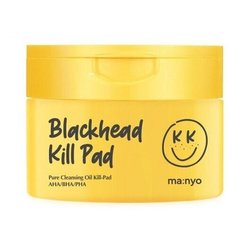 Гидрофильные пилинг-пэды с миксом кислот Manyo Factory Blackhead Pure Cleansing Oil Kill pad, (50шт) 200 мл