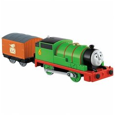 Паровозик Thomas & Friends Железная дорога Герои мультфильмов Перси моторизированный GMK34 Fisher Price