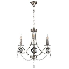 Lumien Hall Подвесная люстра Lumien Hall Орабель 2036/3H-SNCR-CL Люмьен Холл