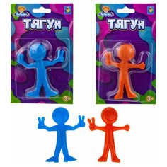 Лизун 1TOY "Мелкие пакости", пришельцы-тянучка 6х7,5 см. блистер, на выбор