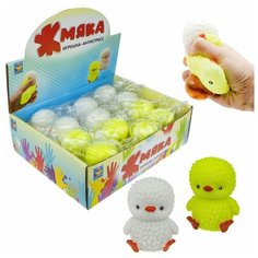 1toy Жмяка утенок, 6,5 см