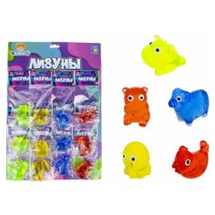Лизун 1TOY "Мелкие пакости", 6 см Животные,12 шт. на карте