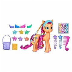 Игрушка My Little Pony Пони фильм Радужные волосы Санни F17945L0