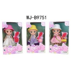 Кукла ABtoys Цветочная фантазия Мини с аксессуарами, 3 вида в коллекции