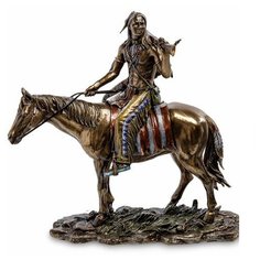Статуэтка Индеец на коне WS-440 113-902302 Veronese