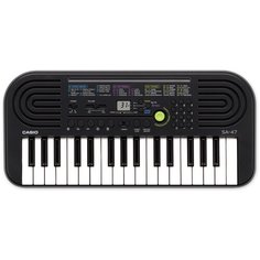Синтезатор CASIO SA-47 черный / серый