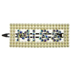 Заколка-автомат Lukky Miss белый