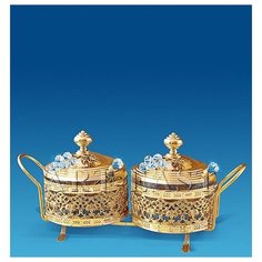 Сахарница двойная (Юнион) AR-1088 113-601583 Crystal Temptations