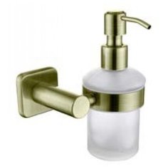 Дозатор для жидкого мыла настенный (стекло) бронза (цинк) (KH-4710) Kaiser