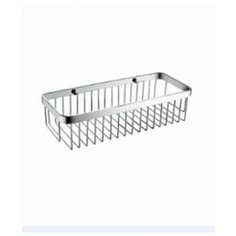 Полка настенная прямоугольная KAISER 310*120*80 Chrome/латунь (KH-5040)