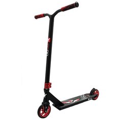 Самокат трюковый Y- SCOO FLY 120 mm black red