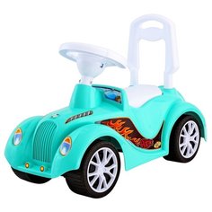 ОР900 Каталка машинка Ретро с клаксоном бирюзовая Orion Toys
