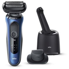 Бритва сетчатая Braun 60- B7200cc реж. эл.3 питан. аккум. черныйголубой