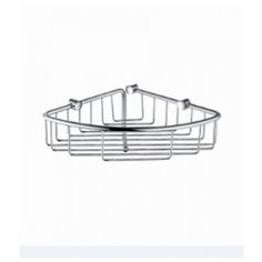 Полка настенная угловая KAISER 214*214*60(103) Chrome/латунь (KH-5010)
