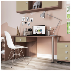 Lazurit Письменный стол Тиана Орех клифтон кофе (ал)