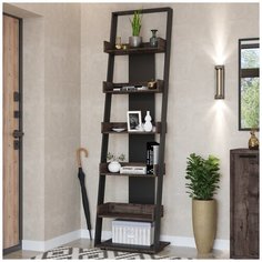 Lazurit Стеллаж Ивет Дуб апрель тёмный