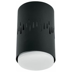 Светильник потолочный Feron HL350 12W, 220V, GX53 и подсветка 4000K, черный