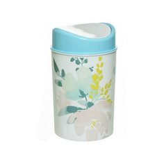 Контейнер для мусора настольный с плавающей крышкой флер, объем 1,6 л. Полимербыт