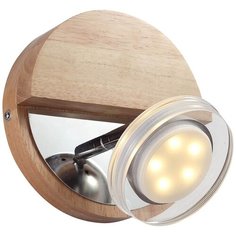 Настенный светильник светодиодный Lucia Tucci Natura W155.1, 5 Вт, цвет арматуры: хромовый, цвет плафона: бесцветный