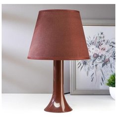Лампа настольная Risalux 1*Е27, 15 Вт, коричневый, d 22 см, h 34,5 см