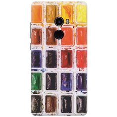 Силиконовый чехол на Xiaomi Mi Mix 2 / Сяоми Ми Микс 2 с принтом "Палитра красок" Gosso