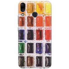 Силиконовый чехол на ASUS ZenFone 5Z (ZS620KL) / Асус Зенфон 5 Зет с принтом "Палитра красок" Gosso