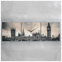 Часы настенные Сюжет модульные, "Биг-Бен", 35*110 см