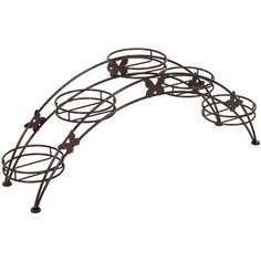 Подставка для цветов "арка 5" Медный Антик ЗМИ