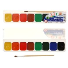 Луч Акварель «Луч» Классика, 8 цветов, с кистью
