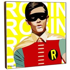 Картина постер интерьерная Робин Бэтмен в стиле поп- арт комикс / Dc Comics / Декор квартиры, комнаты, детской, офиса THE Gallery