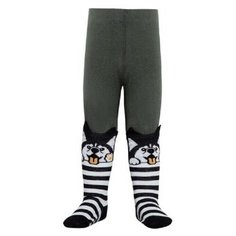 Детские колготки Conte- kids, хаки, размер 116-122