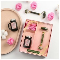 Набор свеча и массажер "Люби себя" 17 х 20,5 х 5,5 см 6887345 Сима ленд