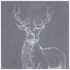 Этель Покрывало "Этель" Олени, 180*215 см, 100% хлопок