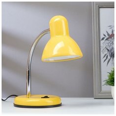 Лампа настольная светодиодная 8Вт LED 750Лм 14xSMD2835 шнур 1,5м желтый 5144914 Уютель