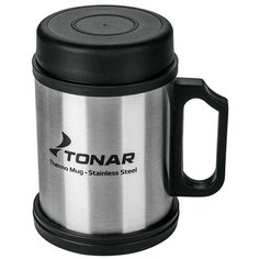 Термокружка 400ML с пл. крышкой и подставкой (T. TK-004-400) Тонар