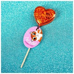 Фабрика счастья Леденец- погремушка «Любви в новом году», 25 г.