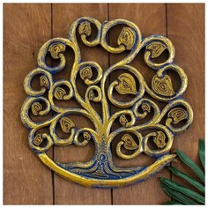 Панно настенное "Древо жизни" 30х30х1 см 3369888 Сима ленд