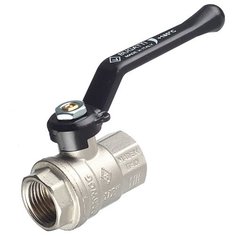 Кран шаровой латунный Bugatti (03000343) 1/2 ВР(г) х 1/2 ВР(г) ручка прямой