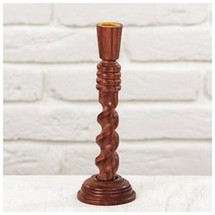 Подсвечник дерево "Классика" 21,5х8х8 см 2358347 Сима ленд