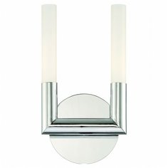 Настенный светильник светодиодный Lucia Tucci Flop W3390.2 Chrome, 6 Вт, цвет арматуры: хромовый, цвет плафона: белый