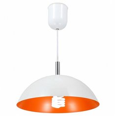 Потолочный светильник Lucia Tucci Palla 1090.1 Bianco, E27, 40 Вт, кол-во ламп: 1 шт., цвет арматуры: хром, цвет плафона: белый