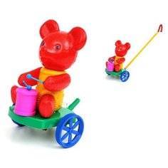 Каталка "Медведь с барабаном" Poltoys