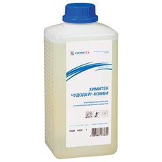 Средство моющее Химитек универсальное 1 л, "Чудодей-комби", щелочное, низкопенное, концентрат (10905)