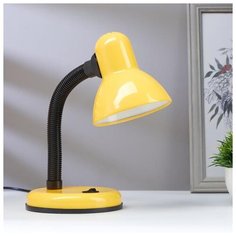 Лампа настольная Уютель светодиодная, 8 Вт, LED, 750 Лм, шнур 1,5 м, желтый