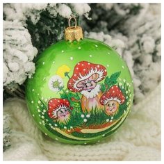 Шар "Сказочный мухомор" 8,5 см микс Elita
