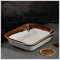 Форма для запекания "Мокко", 500 мл 5363553 Керамика ручной работы