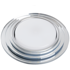 Светильник встраиваемый с белой LED подсветкой Feron CD5024 потолочный GX53 без лампы, матовый