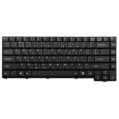Клавиатура для ноутбука Asus F3, PRO31, X52 Series. (24pin). Плоский Enter. Черная без рамки. PN: 04GNI11KRU40. Top On