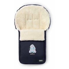 Конверт зимний меховой №06 "AURORA" (10 гранатовый Заяц в голубой рубашке) Womar